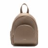 Donna Coccinelle Zaini | Zaino Donna Coccinelle Backpack Man Gleen Medium Warm Taupe E1N15140201 223