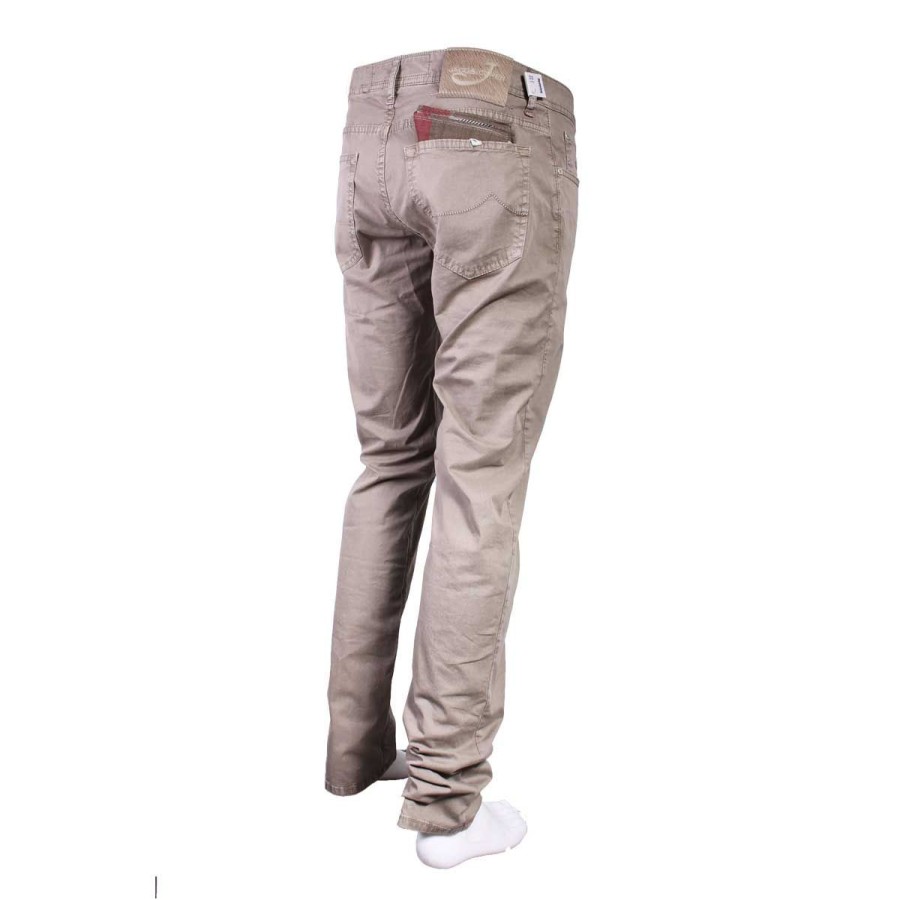 Uomo Jacob Cohen Abbigliamento | Pantaloni Uomo Jacob Cohen 5 Tasche Comfort Vintage Tortora J62206510 121