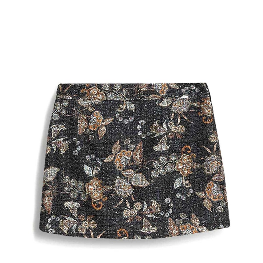 Donna Liu Jo Capispalla | Gonna Donna Liu Jo Boucle' Con Stampa Geometric Flower Wf2525 222