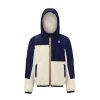 Uomo K-Way Abbigliamento | K-Way Giacca / Felpa Kid & Youth Le Vrai 3.0 Neige Orsetto Ecru / Blue K41285Wa Co