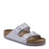 Donna Birkenstock Calzature | Sandalo Donna Birkenstock Arizona Schwarz Patent Purple Fog Art 1021406 Co