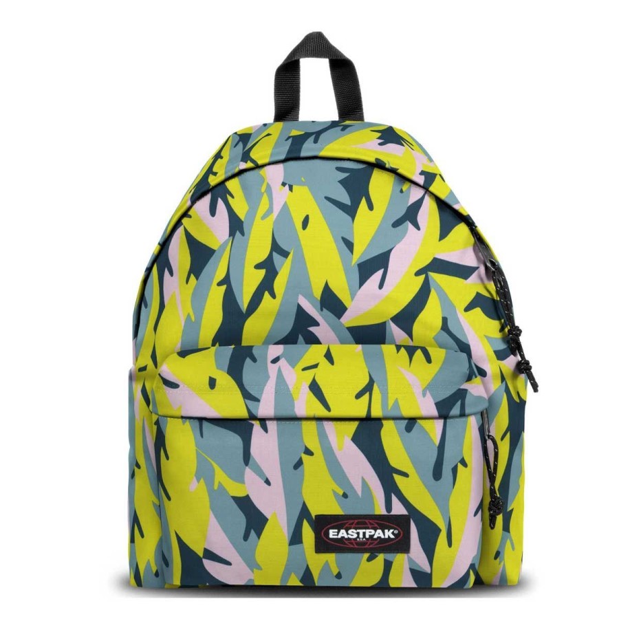 Donna Eastpak Zaini | Zaino Unisex Eastpak Padded Par'S Leaves Spring Ek00062 121