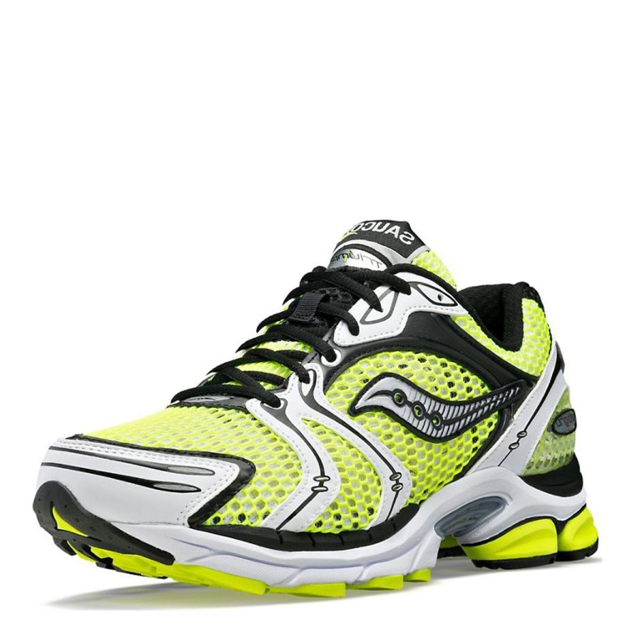 Uomo Saucony Sneakers | Scarpa Uomo Saucony Progrid Triumph 4 Yellow / Silver S70704 123