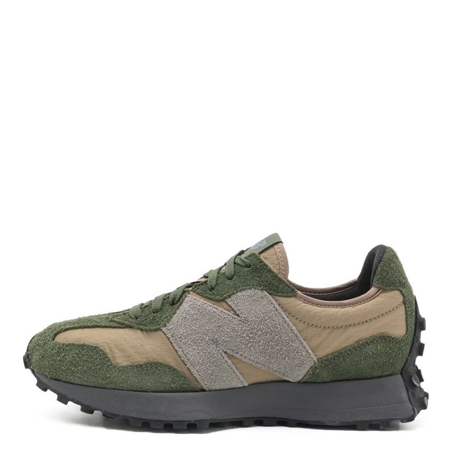 Uomo New Balance Sneakers | Scarpa Uomo New Balance Sneakers Deep Olive Green Con Driftwood Ms327Wg 223