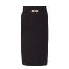 Donna Liu Jo Gonne / Pantaloncini | Gonna Donna Liu Jo Longuette Con Catena Nera Cf6062 223