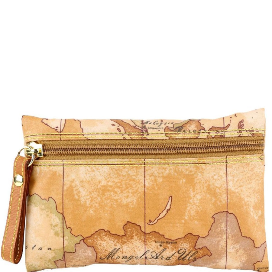 Donna Alviero Martini Pochette/Beauty | Pochette Donna Alviero Martini Piccola Portatutto Natural Geoclassic N051 Co