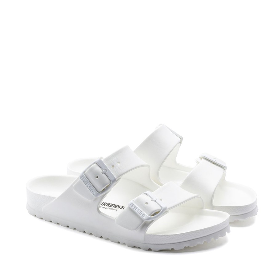 Uomo Birkenstock Sandali | Sandalo Uomo Birkenstock Arizona Essentials Eva White 0129441 Co