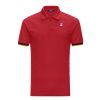 Uomo K-Way Abbigliamento | Polo Uomo K-Way Vincent Cotone Red K0089N 121