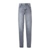 Donna Liu Jo Jeans / Pantaloni | Jeans Donna Liu Jo Straight Con Charms Denim Grigio Uf3079 223