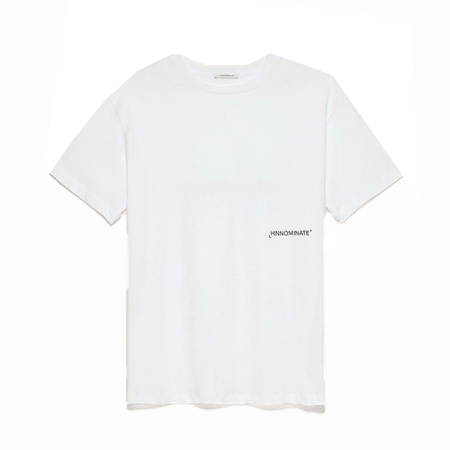 Uomo Hinnominate Abbigliamento | T Shirt Uomo Hinnominate In Jersey White Hnm215 123