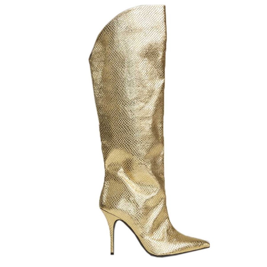 Donna Aniye By Calzature | Stivali Donna Aniye By Bianca Boots Gold 220