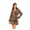 Donna 4Giveness Abiti | Abito Donna 4Giveness Short Dress Leopard Fgcw2457 123