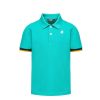 Kid & Youth K-Way T Shirt | Polo Kid & Youth K-Way Vincent Green Marine K2128K Co