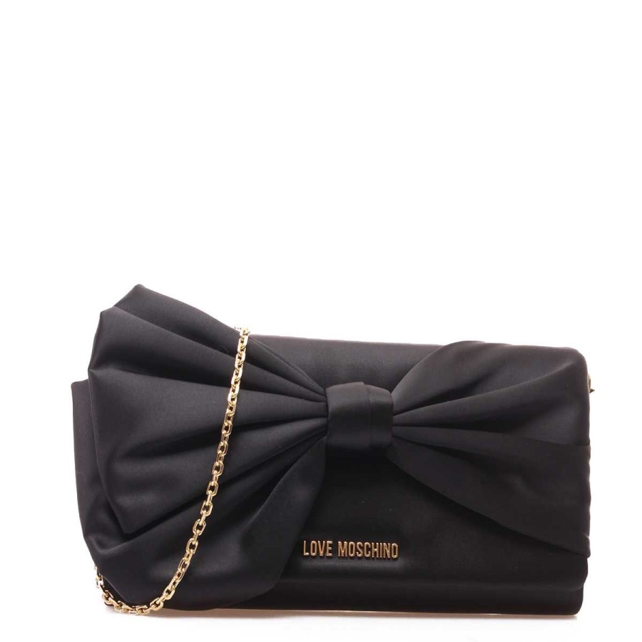 Donna Moschino Borse A Spalla | Borsa Donna Love Moschino Crossbody Bag Flake Black Jc4077 123