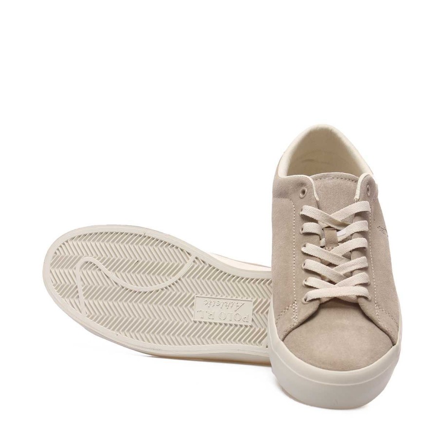 Uomo Ralph Lauren Sneakers | Scarpe Uomo Ralph Lauren Sneakers Longwood Beige 877703 222