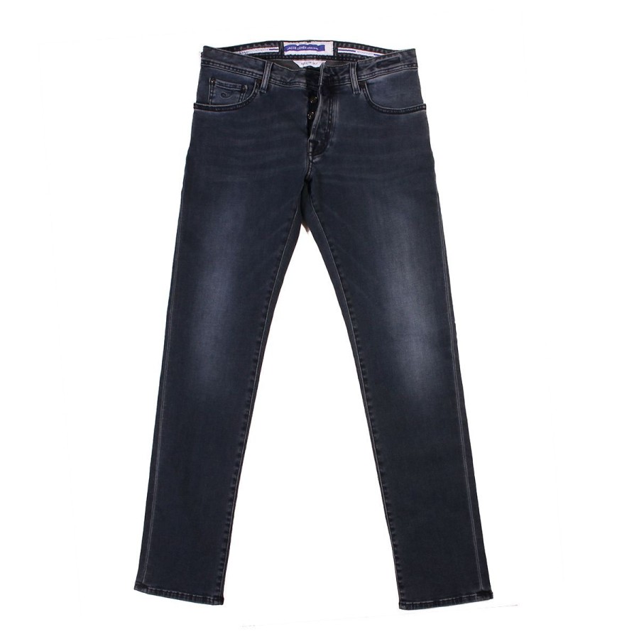 Uomo Jacob Cohen Abbigliamento | Jeans Uomo Jacob Cohen 5 Tasche Nick Slim Fit 037 Denim S3593037D Co