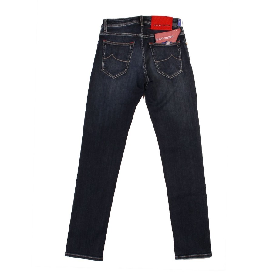 Uomo Jacob Cohen Abbigliamento | Jeans Uomo Jacob Cohen 5 Tasche Nick Super Slim Fit 259 Denim S3589259D Co